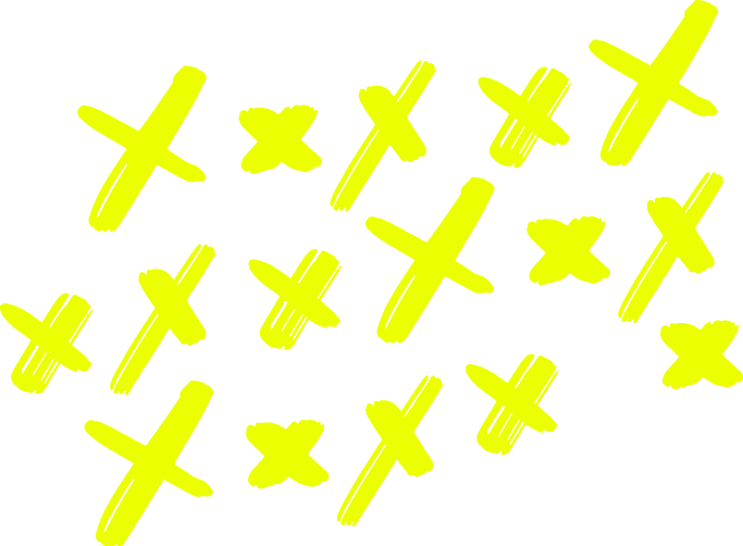SBB Homepage Mark 3 Simple Service Business A group of yellow Xs